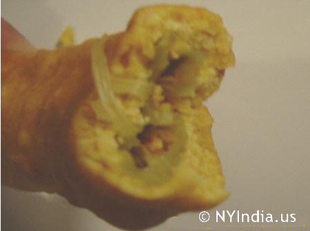 Bengali Sweet Shop Mirchi Bajji image © NYIndia.us