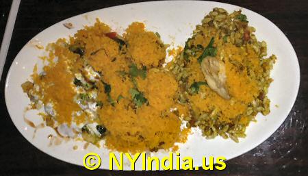 Kailash Parbat NYC Chaat Platter © nyindia.us