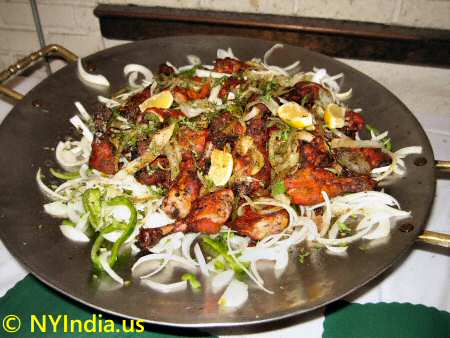 Tandoori Chicken at Indian Buffet